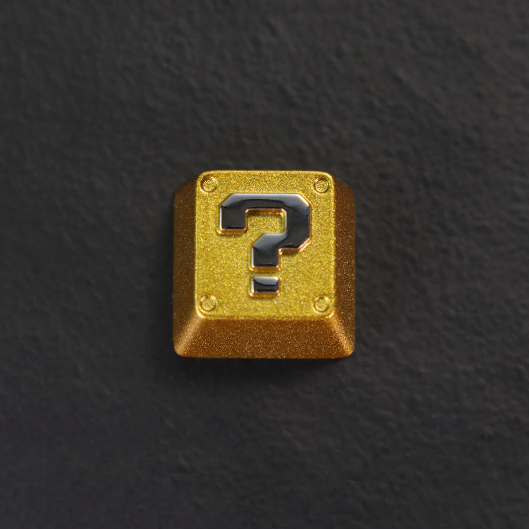 GOLDEN QUESTION Metal Keycap