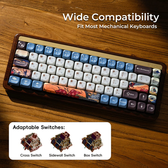 MOUNT FUJI Ceramic Glaze Keycap - compatibility