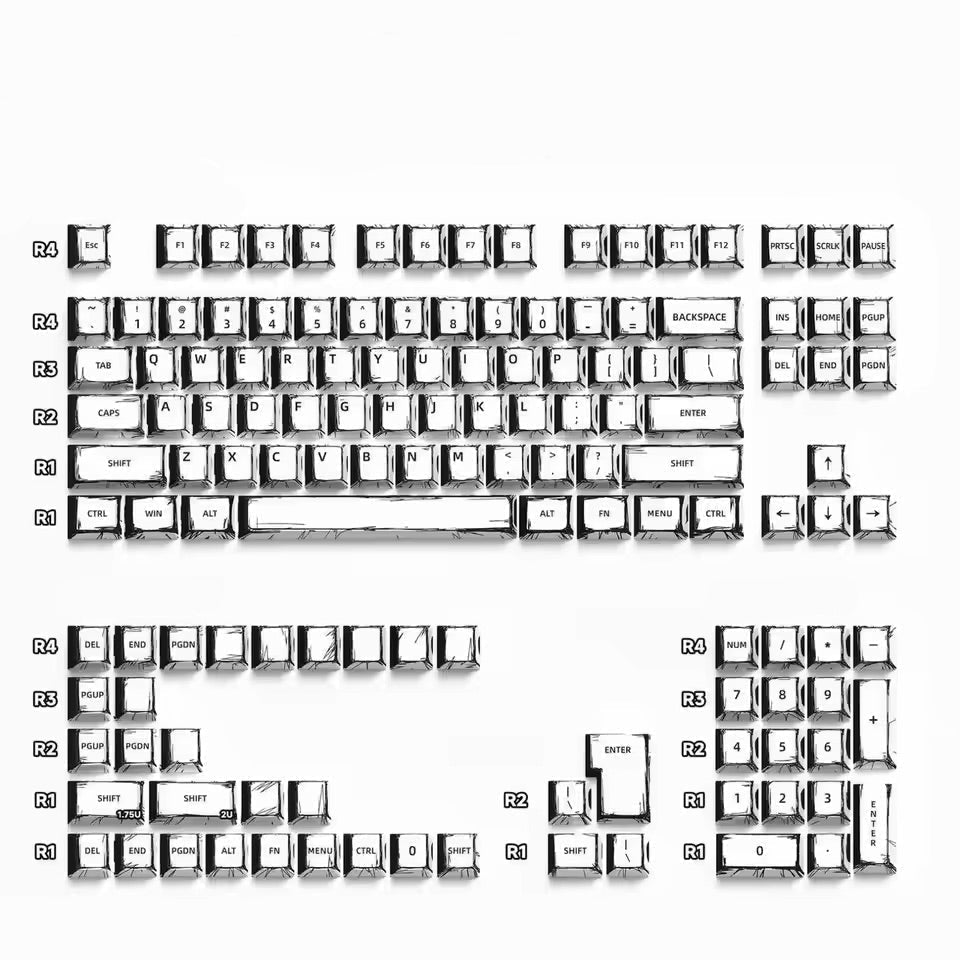 COMIC ALICE Dye-Sub Keycaps
