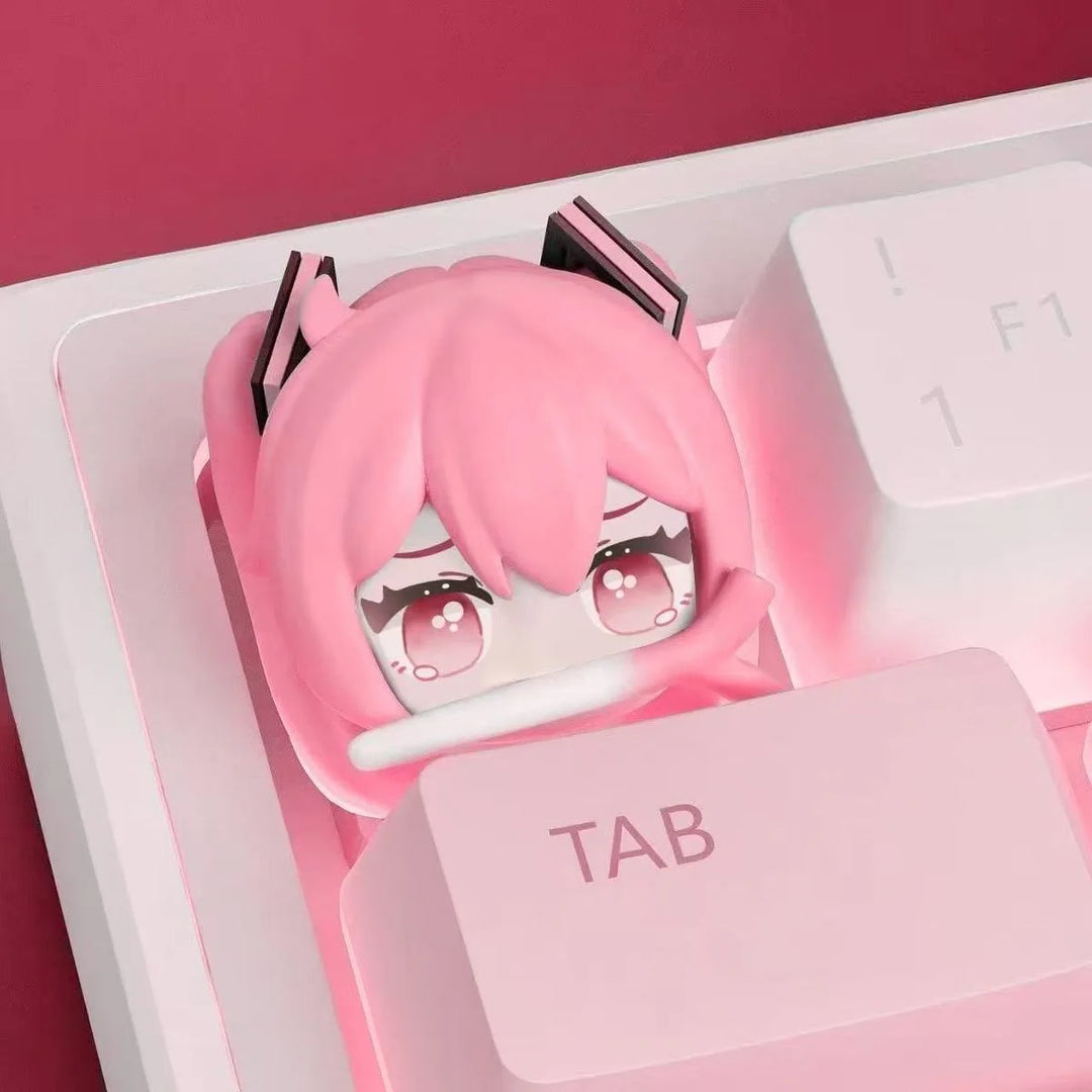 Hatsune Miku Anime Artisan Keycap - Pink variant