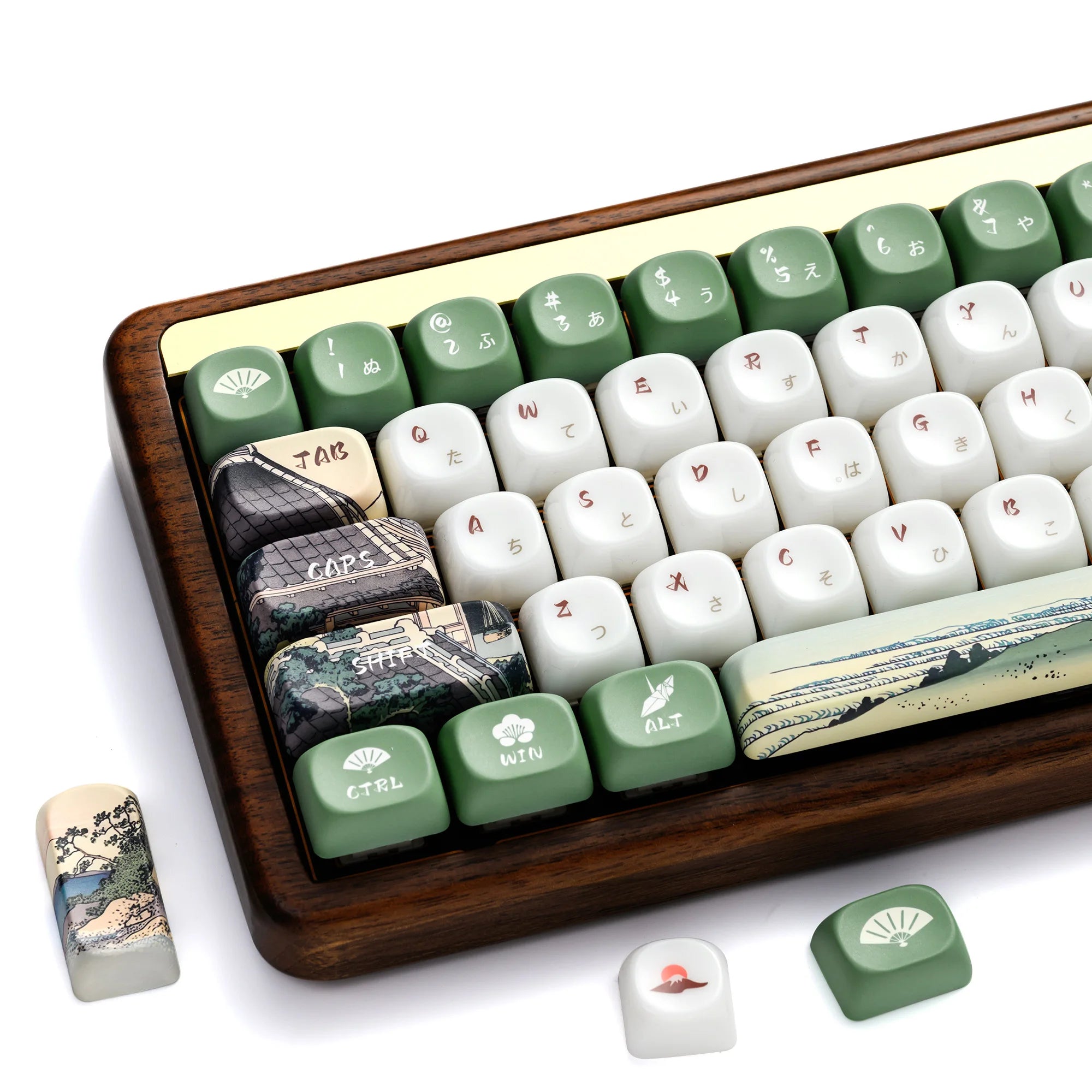 UKIYO-E Ceramic Glaze Keycap