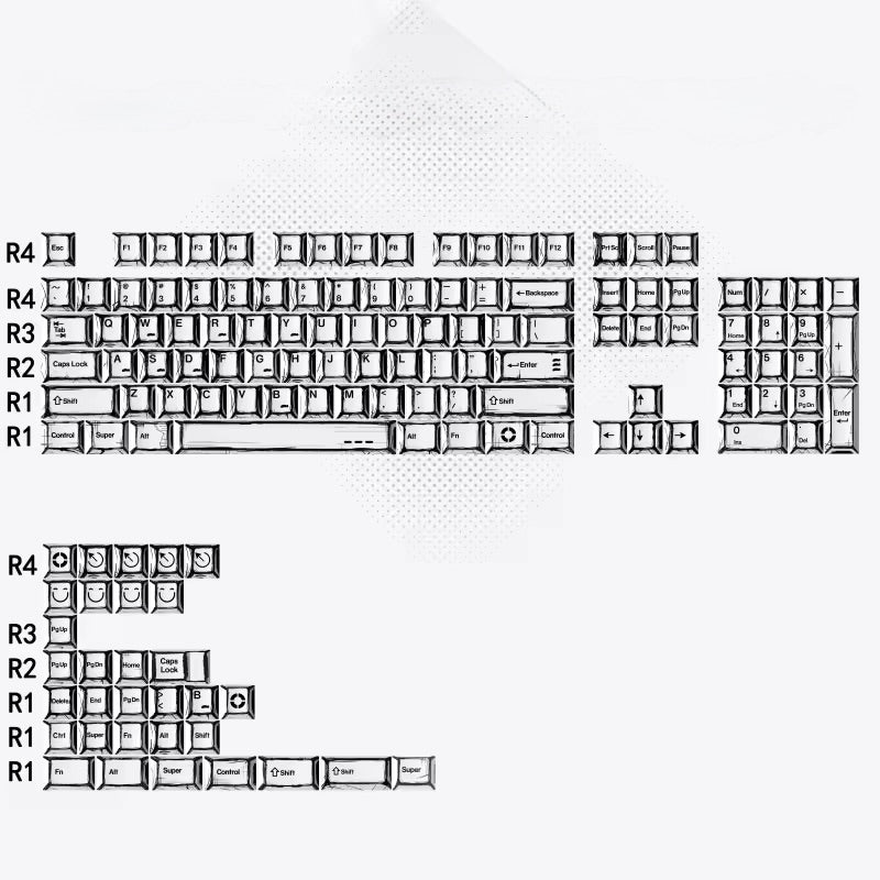 MANGA SKETCH Dye-Sub Keycaps