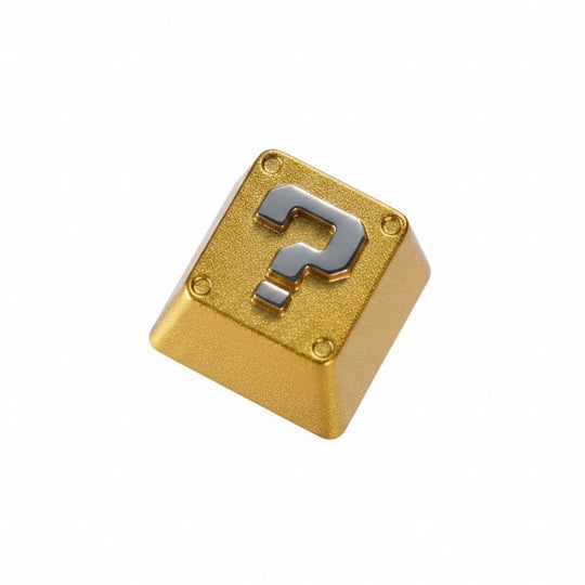 GOLDEN QUESTION Metal Keycap