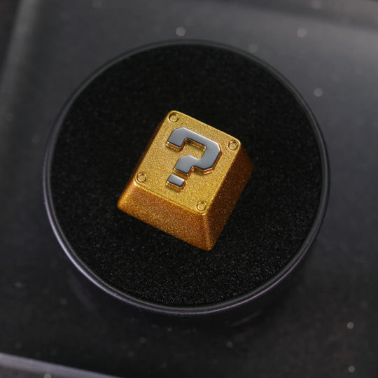 GOLDEN QUESTION Metal Keycap