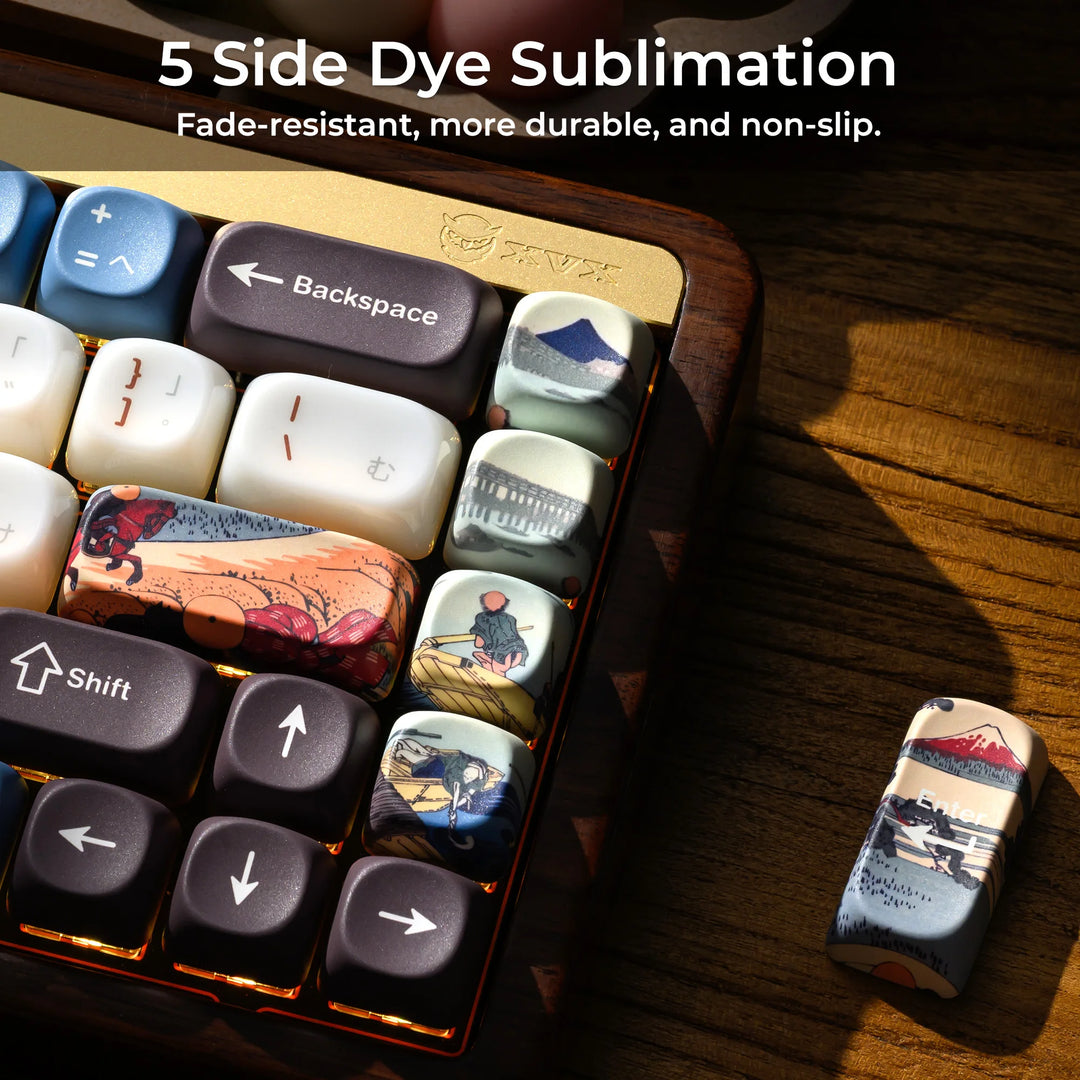 MOUNT FUJI Ceramic Glaze Keycap - dye sublimation