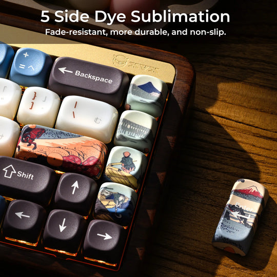 MOUNT FUJI Ceramic Glaze Keycap - dye sublimation