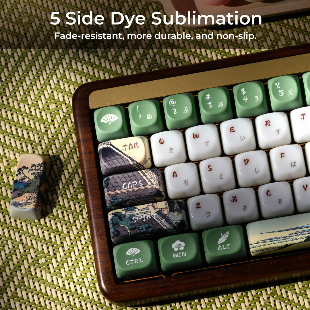 UKIYO-E Ceramic Glaze Keycap
