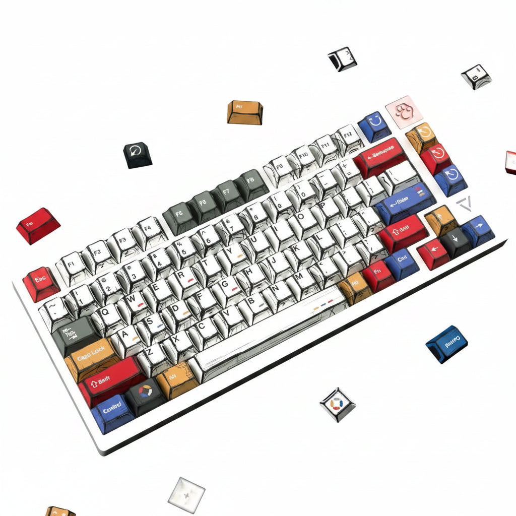 MANGA SKETCH Dye-Sub Keycaps