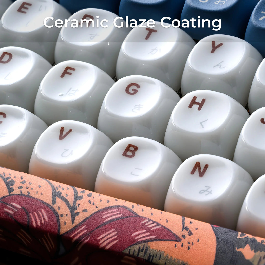MOUNT FUJI Ceramic Glaze Keycap - ceramic glaze coating