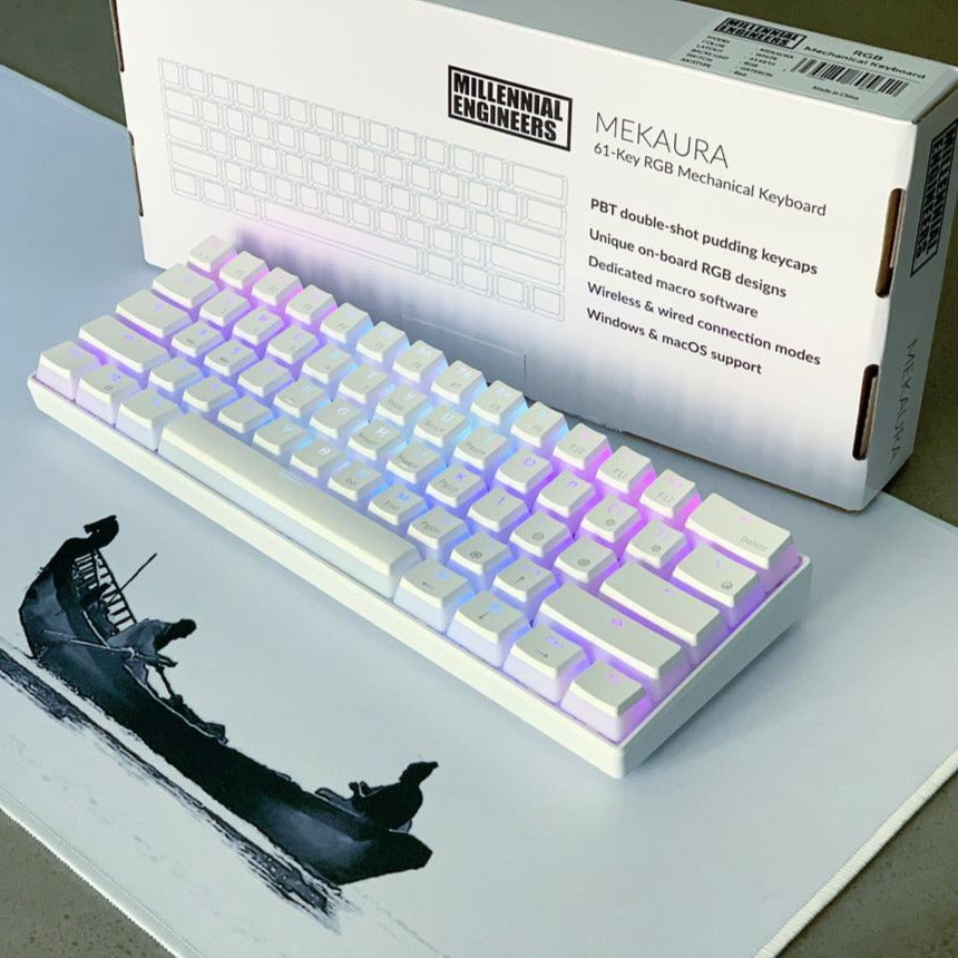 MEKAURA RGB Mechanical Keyboard by MILLENNIAL ENGINEERS