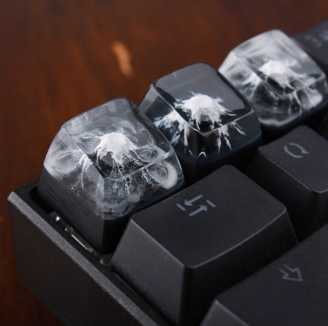 SNOWY FUJI Artisan Keycap - MillennialEngineers.com – MILLENNIAL