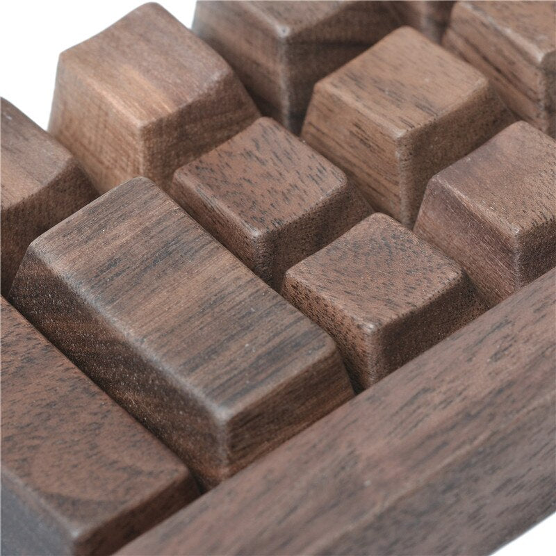 WALNUT WOOD Keycaps
