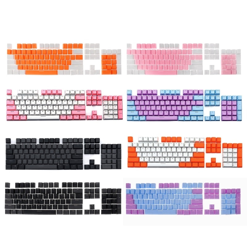 Multi-Color Top-Lit DCS Profile Double-Shot Keycaps ...